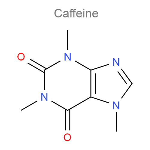Структурная формула Кофеин + Метамизол натрия + Фенобарбитал