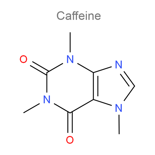 Структурная формула Кофеин + Парацетамол + Фенилэфрин + Фенирамин