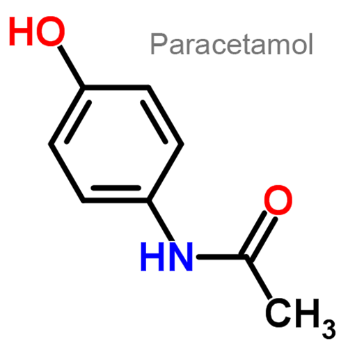 Структурная формула 2 Кофеин + Парацетамол + Фенилэфрин + Терпингидрат + Аскорбиновая кислота