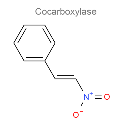 Структурная формула Кокарбоксилаза + Рибофлавин + Тиоктовая кислота