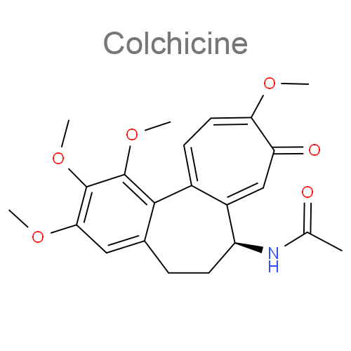 Колхицин + Пробенецид структурная формула