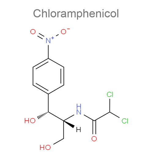 Колистиметат натрия + Ролитетрациклин + Хлорамфеникол структурная формула 3