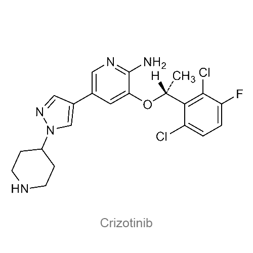 Кризотиниб структурная формула