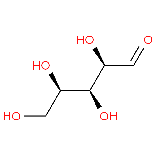 Структурная формула Ксилоза