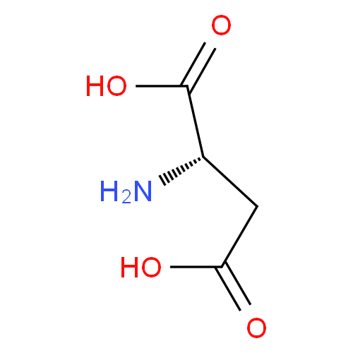 L-Аспарагиновая кислота структурная формула