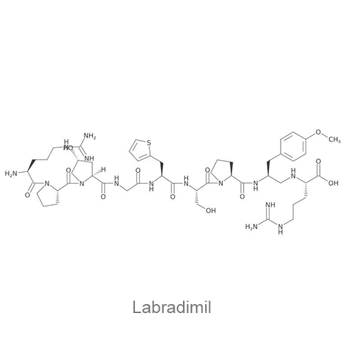 Структурная формула Лабрадимил