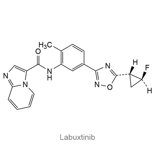 Структурная формула Лабукстиниб