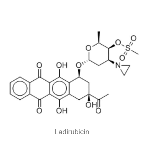 Структурная формула Ладирубицин