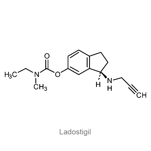 Структурная формула Ладостигил