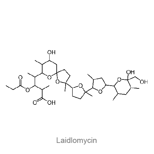 Структурная формула Лаидломицин