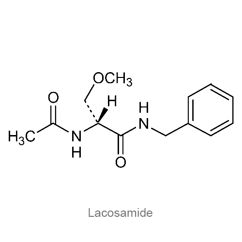 Структурная формула Лакосамид