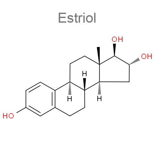 Структурная формула 2 Лактобактерии + Прогестерон + Эстриол