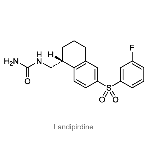 Структурная формула Ландипирдин