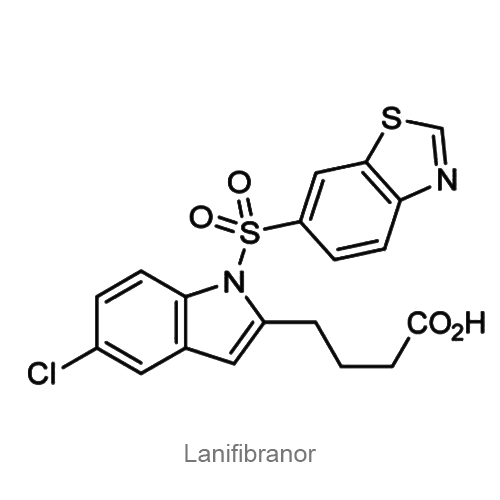 Ланифибранор структурная формула