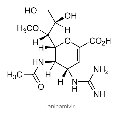 Ланинамивир структурная формула