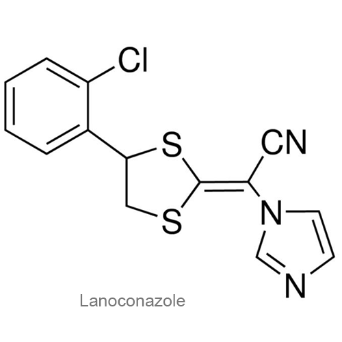 Ланоконазол структурная формула