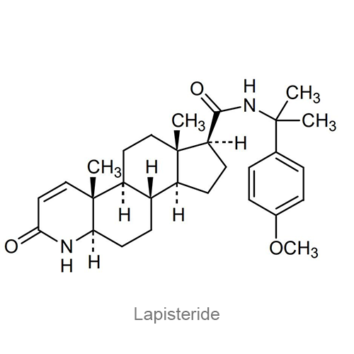 Структурная формула Лапистерид