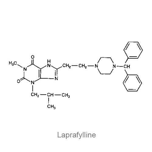 Структурная формула Лапрафиллин
