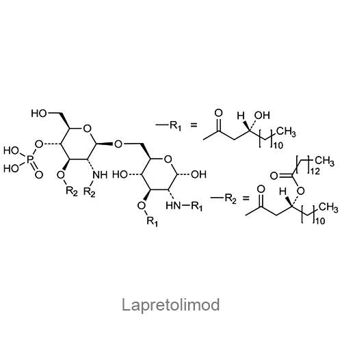 Структурная формула Лапретолимод