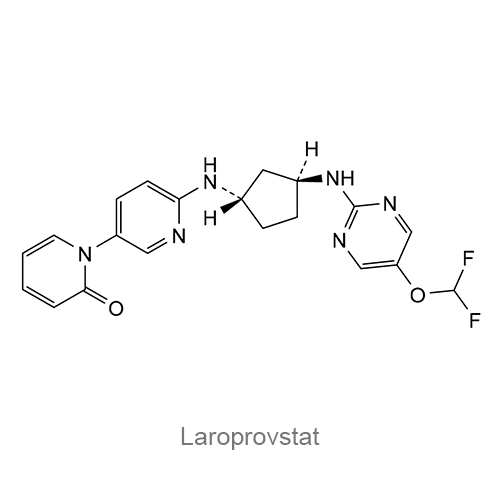 Структурная формула Ларопровстат