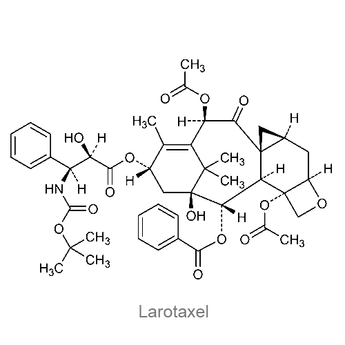 Структурная формула Ларотаксел