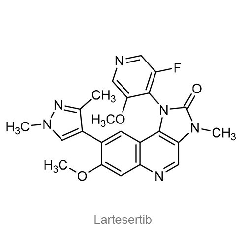 Структурная формула Лартесертиб