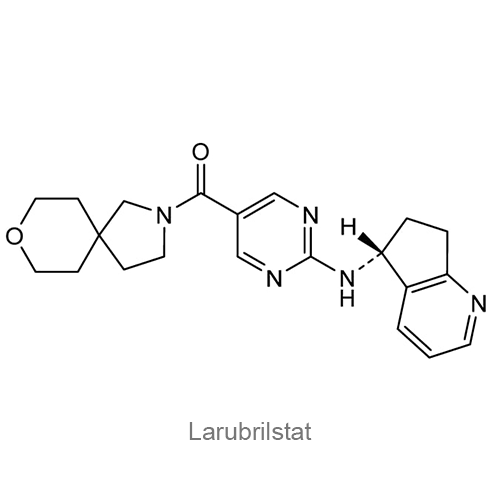 Ларубрилстат структурная формула