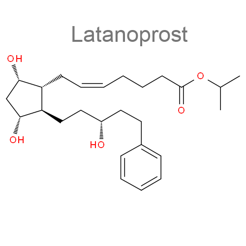 Структурная формула Латанопрост + Тимолол