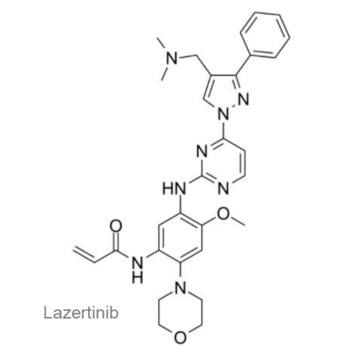 Структурная формула Лазертиниб