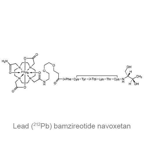 Структурная формула Свинец (<sup>212</sup>Pb) бамзиреотид навоксетан