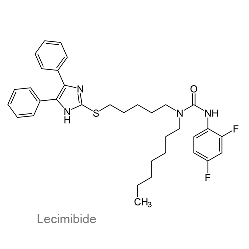 Структурная формула Лецимибид