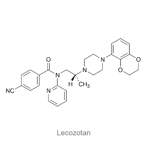 Структурная формула Лекозотан