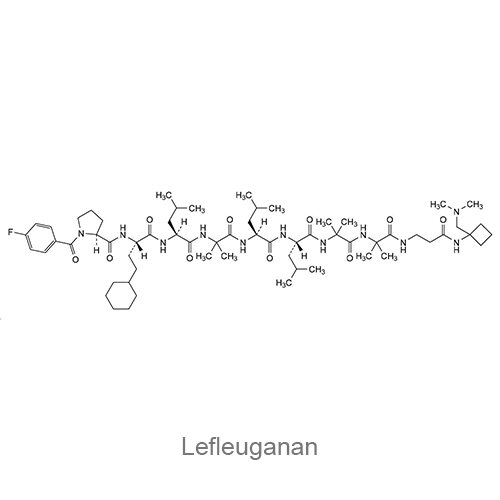 Лефлеганан структурная формула