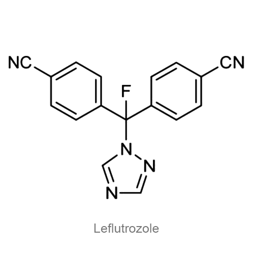 Структурная формула Лефлутрозол