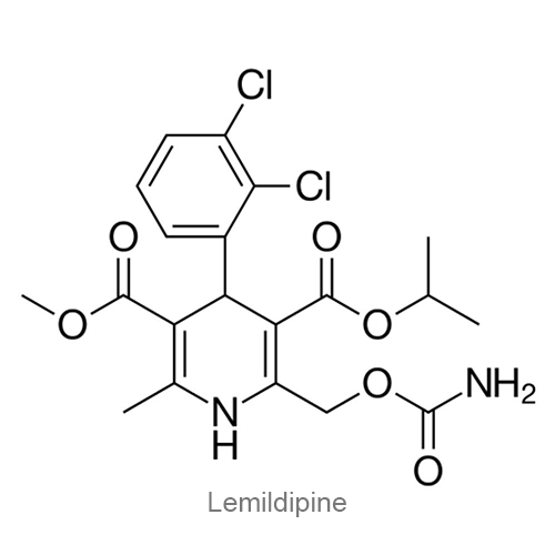 Структурная формула Лемилдипин