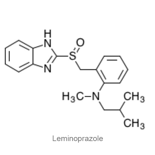 Структурная формула Леминопразол