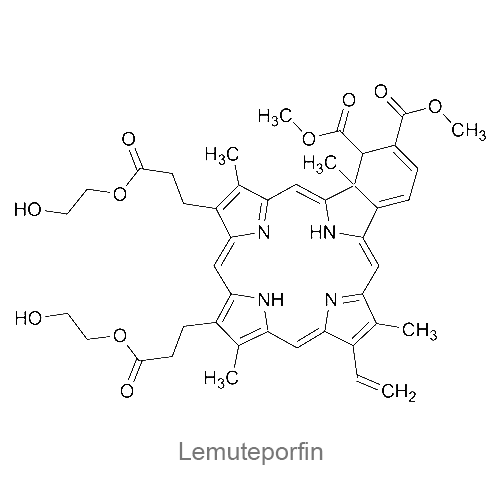Структурная формула Лемутепорфин