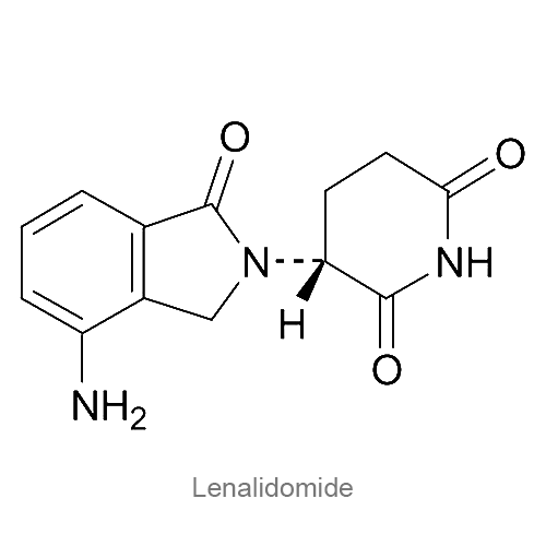 Структурная формула Леналидомид