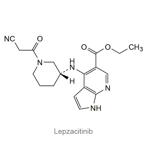 Лепзацитиниб структурная формула