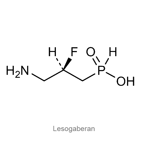 Структурная формула Лезогаберан