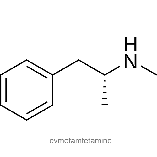 Левметамфетамин структурная формула