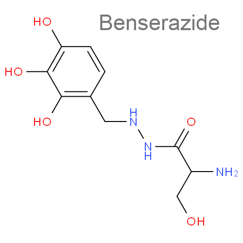 Леводопа + Бенсеразид структурная формула 2