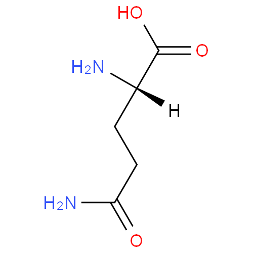 Структурная формула Левоглутамид