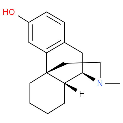 Леворфанол структурная формула