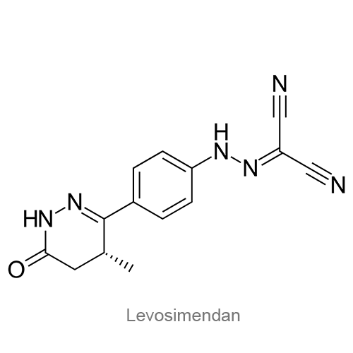 Структурная формула Левосимендан