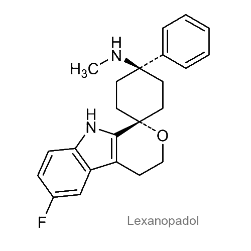 Структурная формула Лексанопадол