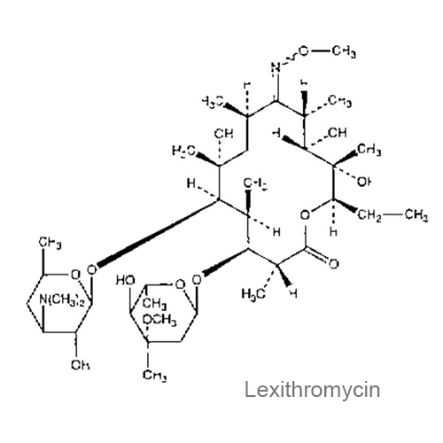Лекситромицин структурная формула