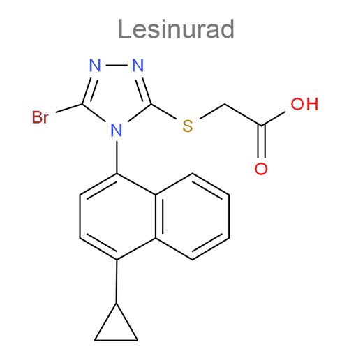 Лезинурад + Аллопуринол структурная формула