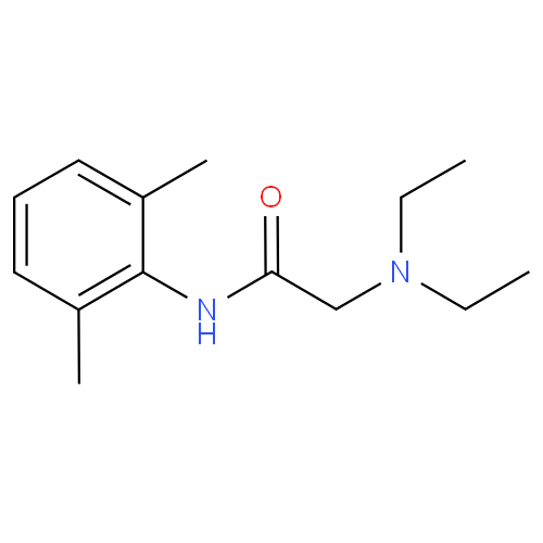 Лидокаин структурная формула