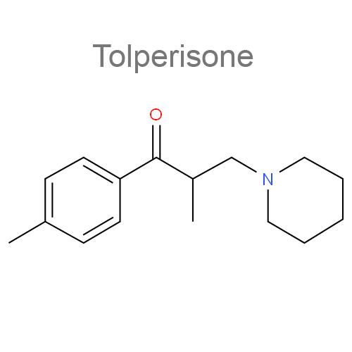 Структурная формула 2 Лидокаин + Толперизон
